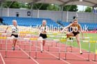 Womens under-20s 100 metres hurdles, Northern Senior and Under-20s Champs., SportsCity, Manchester. Photo: David T. Hewitson/Sports for All Pics